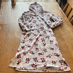 Denver Hayes White Panda Print Hooded Nightgown